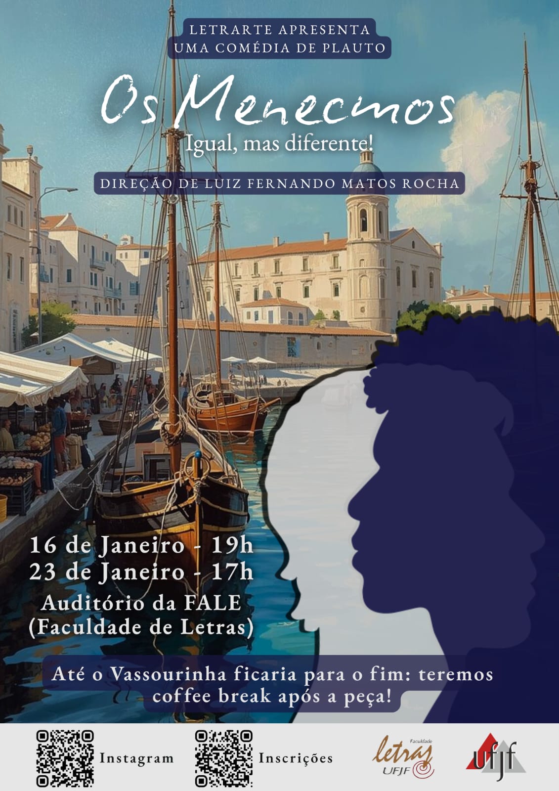 Oficina da Letras apresenta comédia de “erros” latina