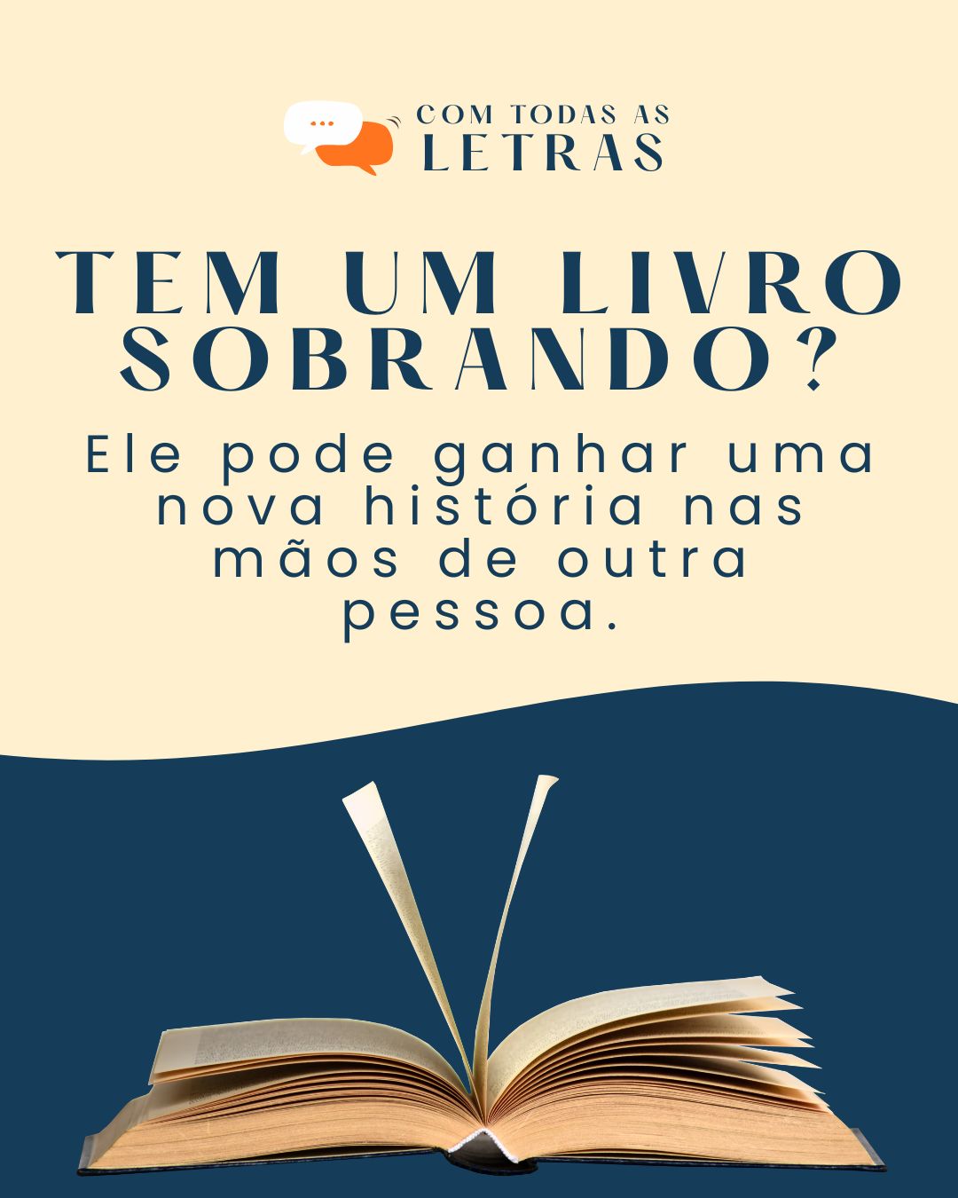 Sua leitura pode ganhar uma nova história! Campanha de Doação de Livros do C.A. Letras – UFJF