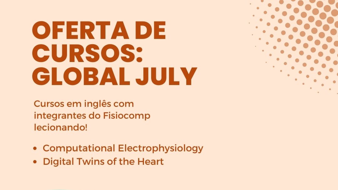 Fisiocomp oferece 2 cursos em inglês durante o Global July