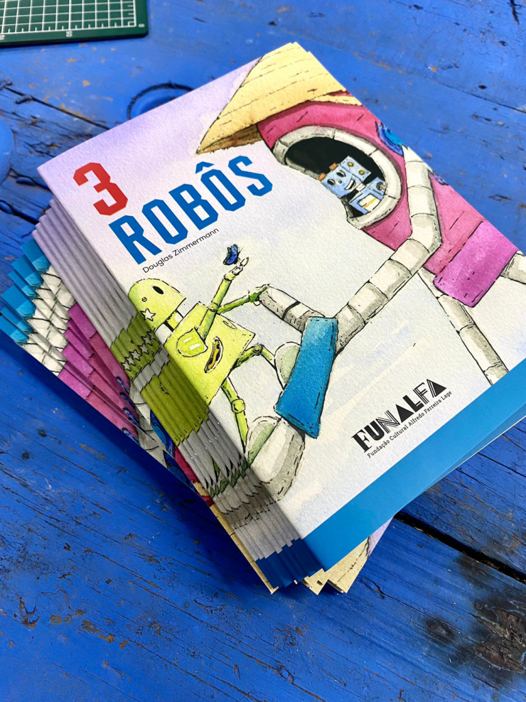 Forum da Cultura recebe lançamento do livro infantil “3 Robôs”, do