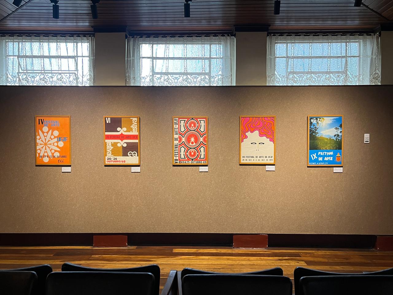 Forum da Cultura resgata cartazes e registros fotográficos dos Festivais de Arte da UFJF em nova mostra