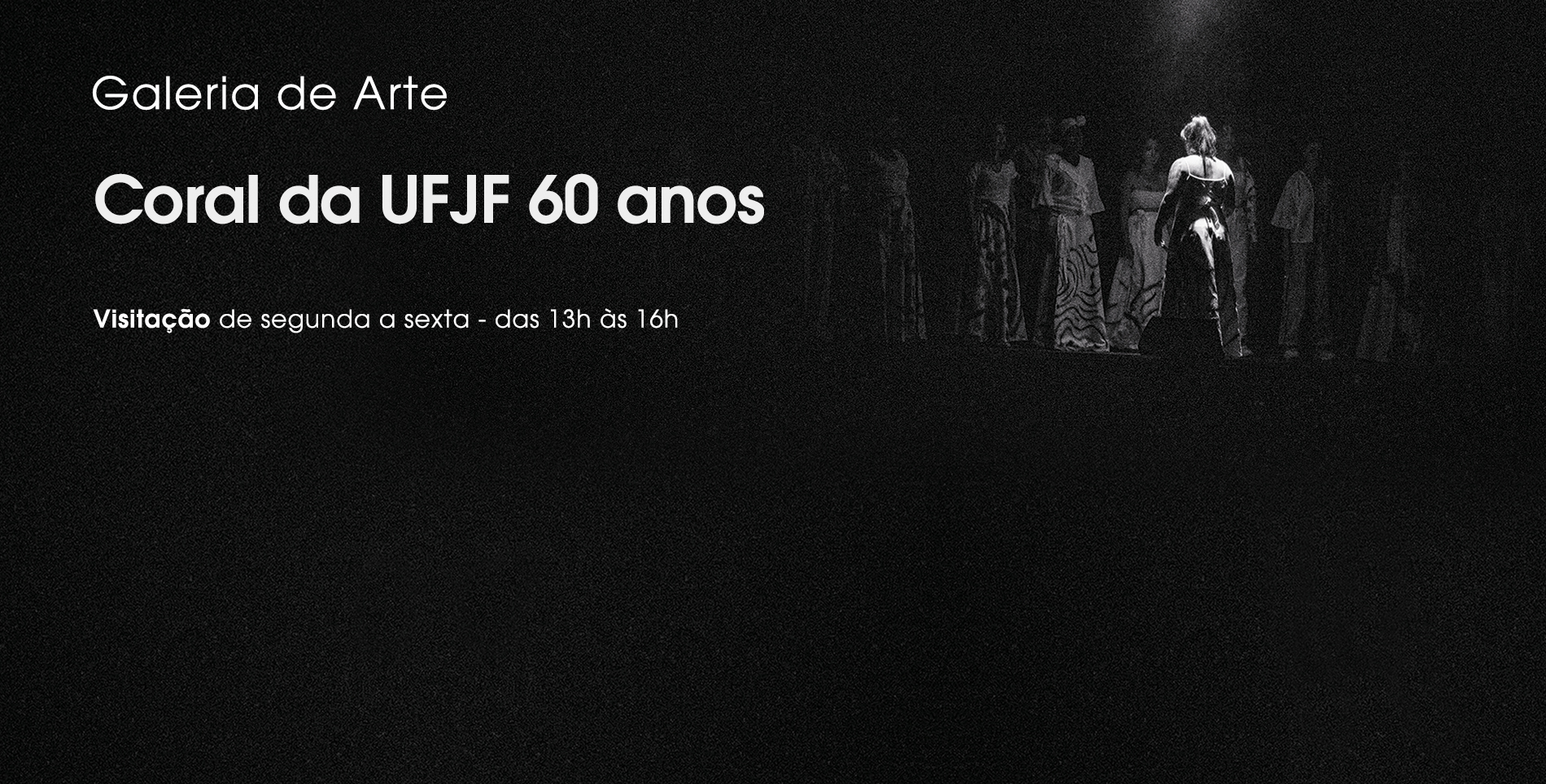 Nova mostra na Galeria de Arte do Forum da Cultura celebra os 60 anos do Coral da UFJF