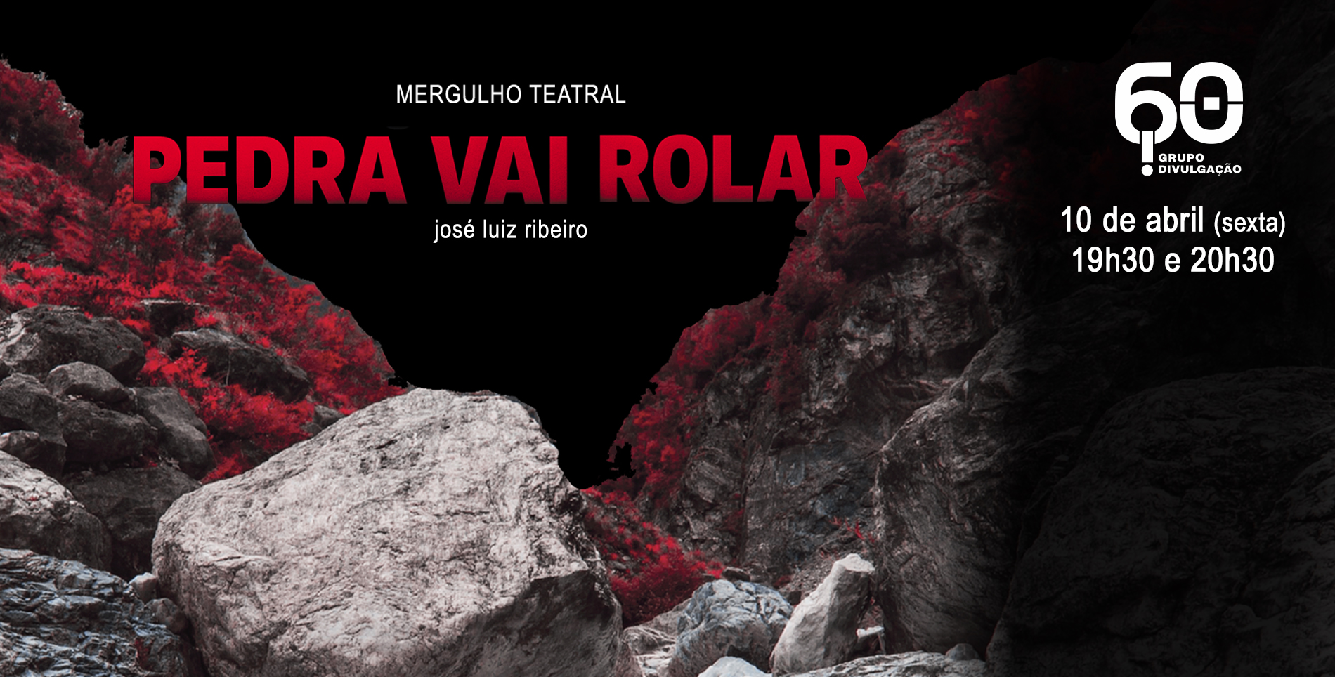 ‘Pedra vai rolar’: apresentação final do curso Mergulhão Teatral do Grupo Divulgação aborda temática da perda