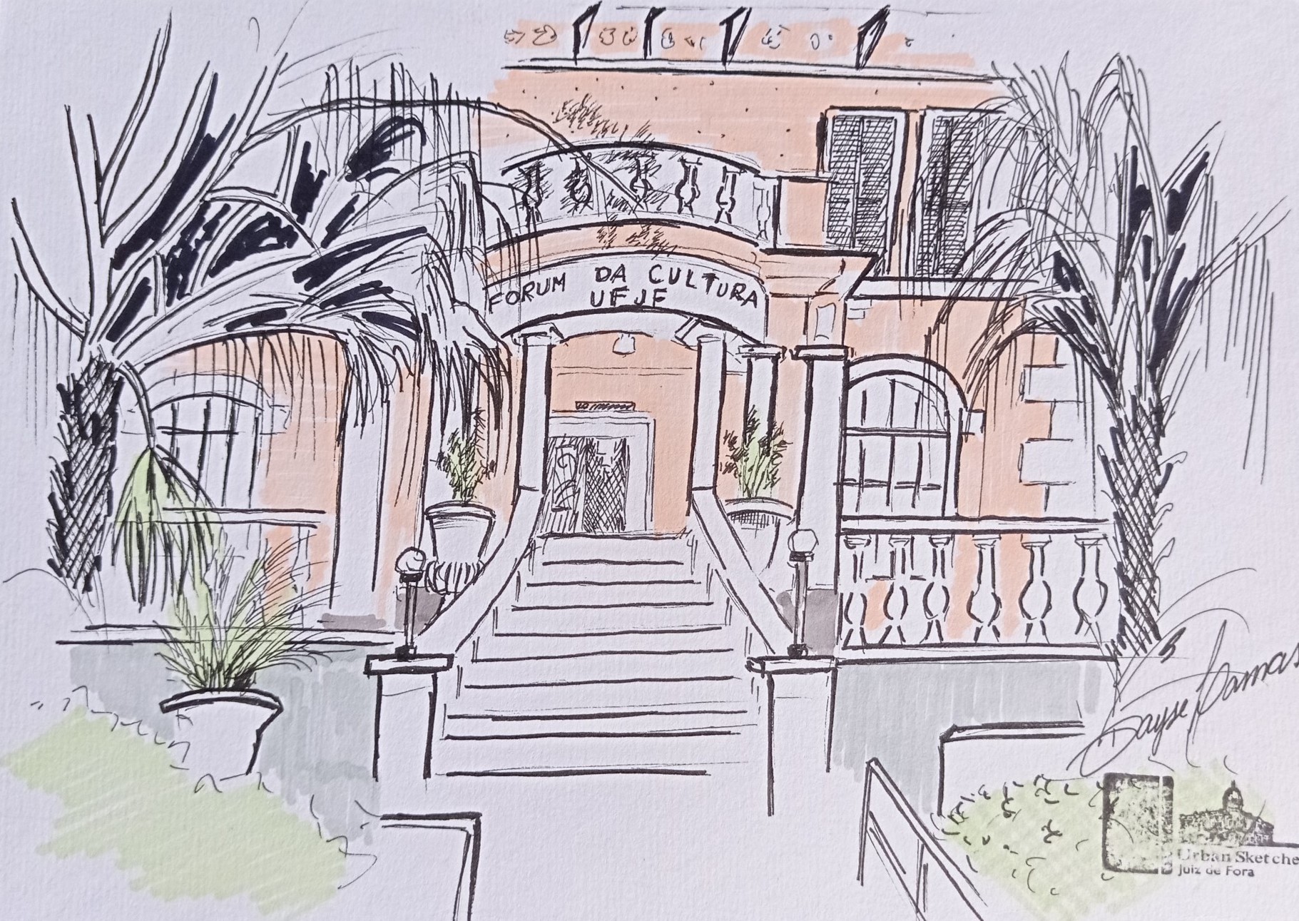“Linhas, percursos. Sem fronteiras”: Forum da Cultura da UFJF oferece oficina gratuita de desenhos sketch