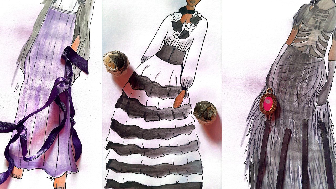 Forum da Cultura da UFJF recebe mostra com representações de Pombagiras em pinturas aquarelas