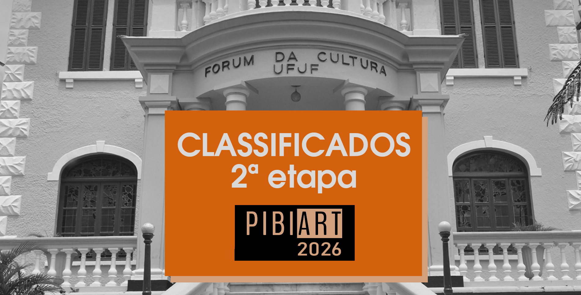 Forum da Cultura divulga horários de entrevistas dos classificados para 2ª etapa de seleção para bolsista PIBART