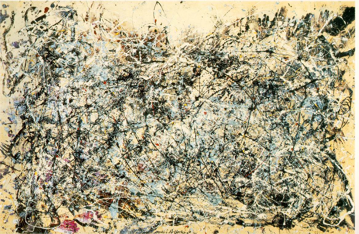Pintura número 1 de Pollock, 1948.