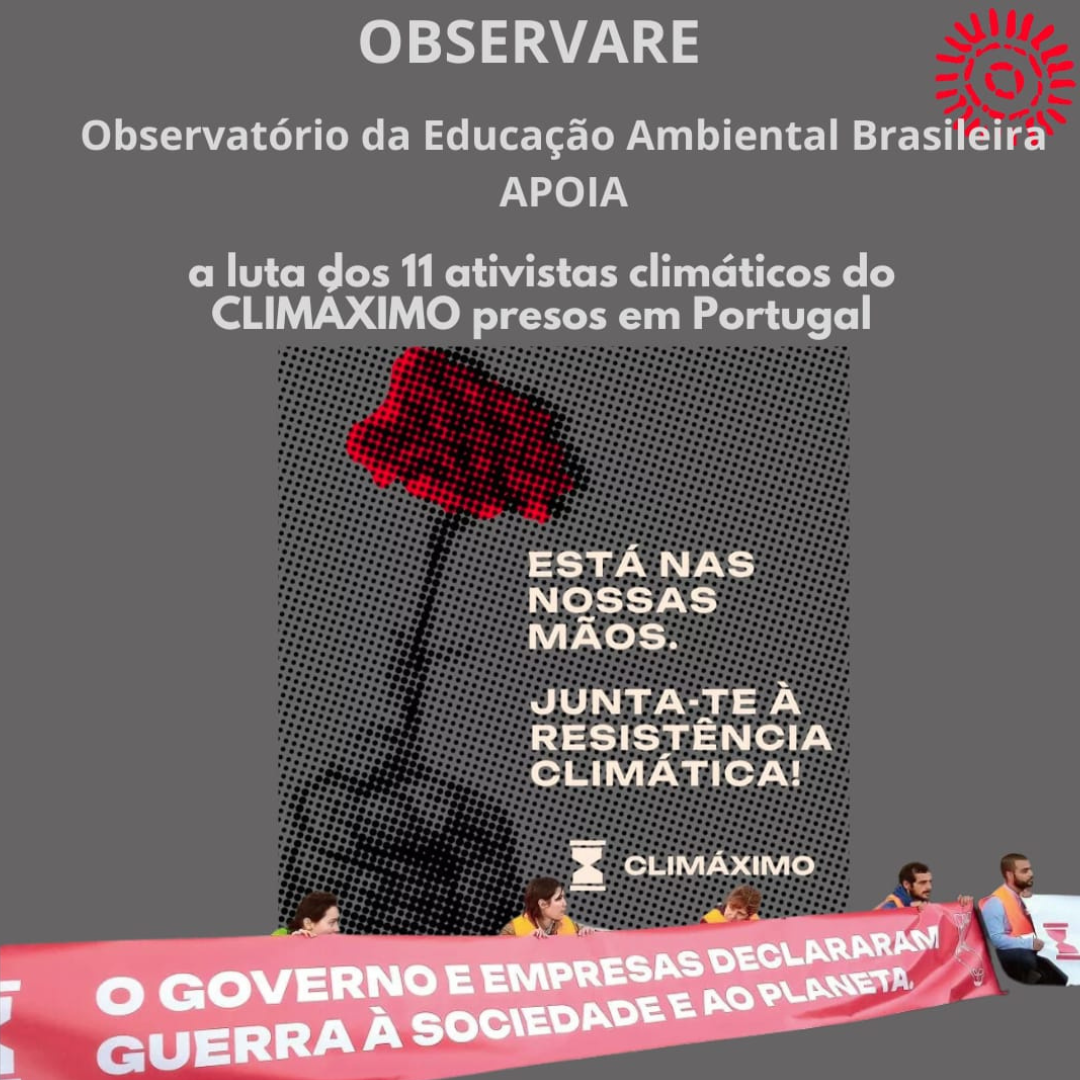 Nota Observare: solidariedade aos ativistas climáticos presos em Portugal