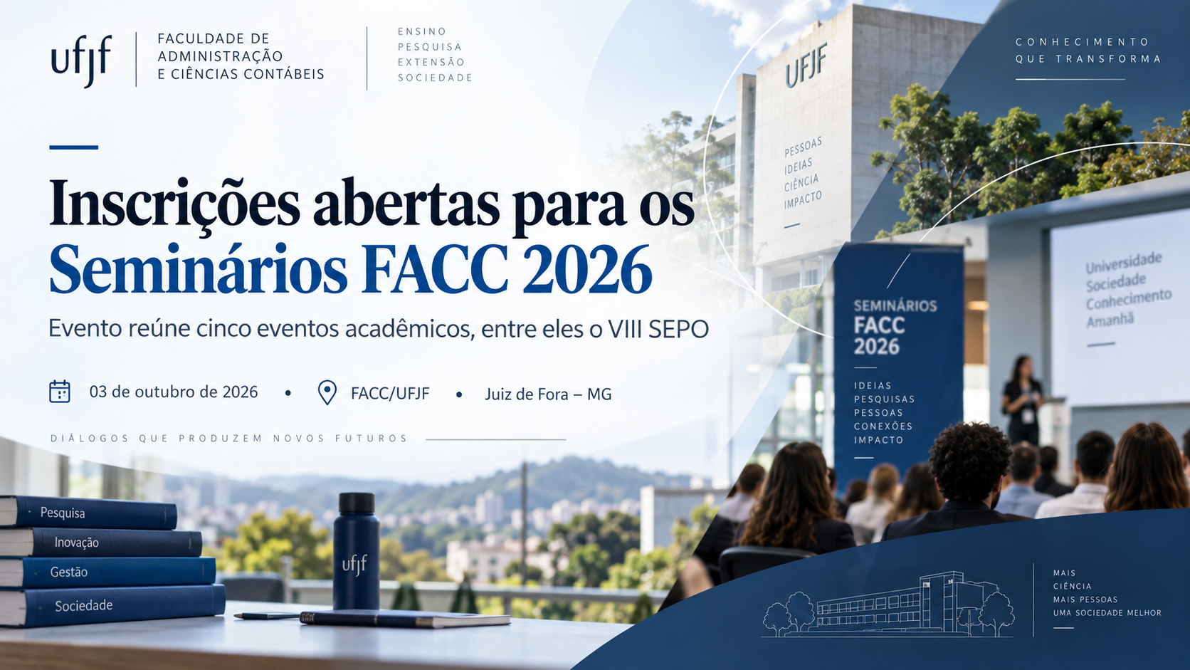 Inscrições abertas para os Seminários FACC 2026