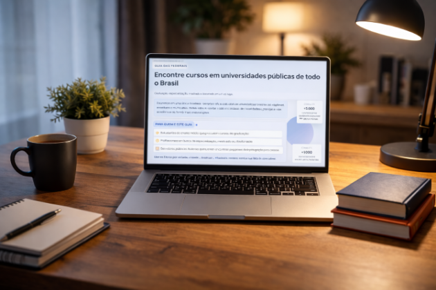 Ferramenta criada por servidor da UFJF-GV reúne informações sobre cursos de universidades públicas de todo o Brasil
