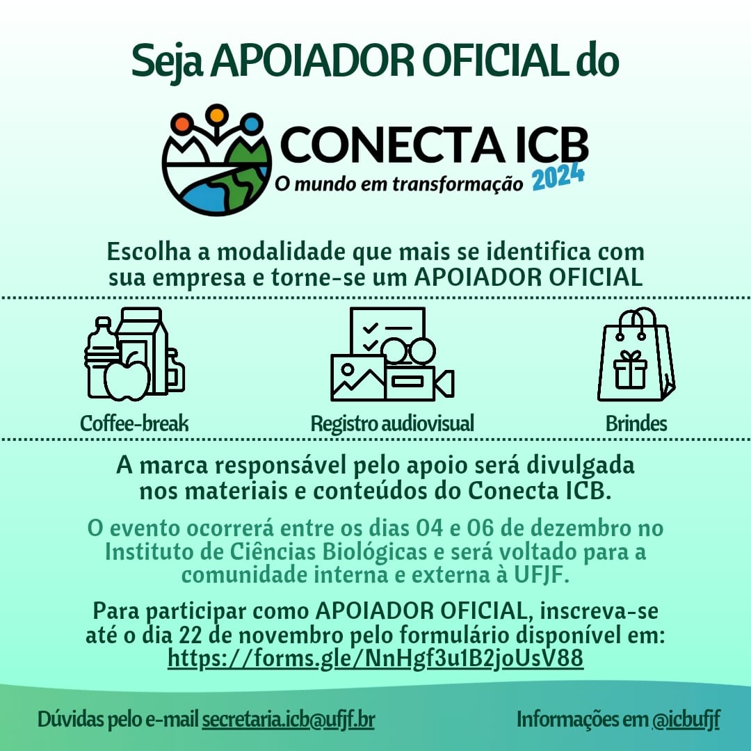 Seja um apoiador  do Conecta ICB 2024