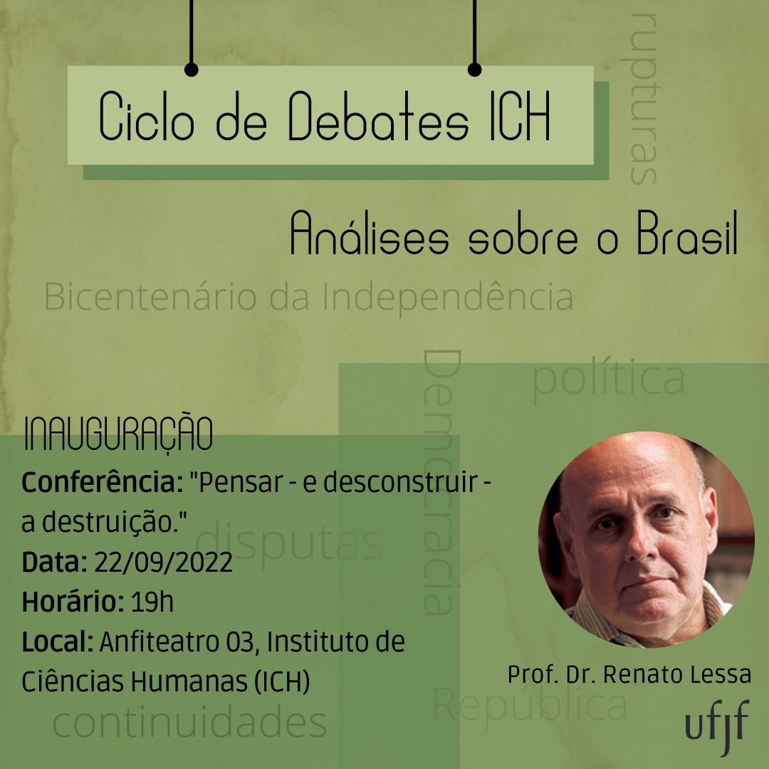 Ciclo de Debates ICH – Análises sobre o Brasil