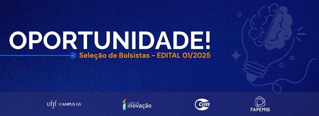 Oportunidades de Bolsas no Setor de Inovação da UFJF-GV