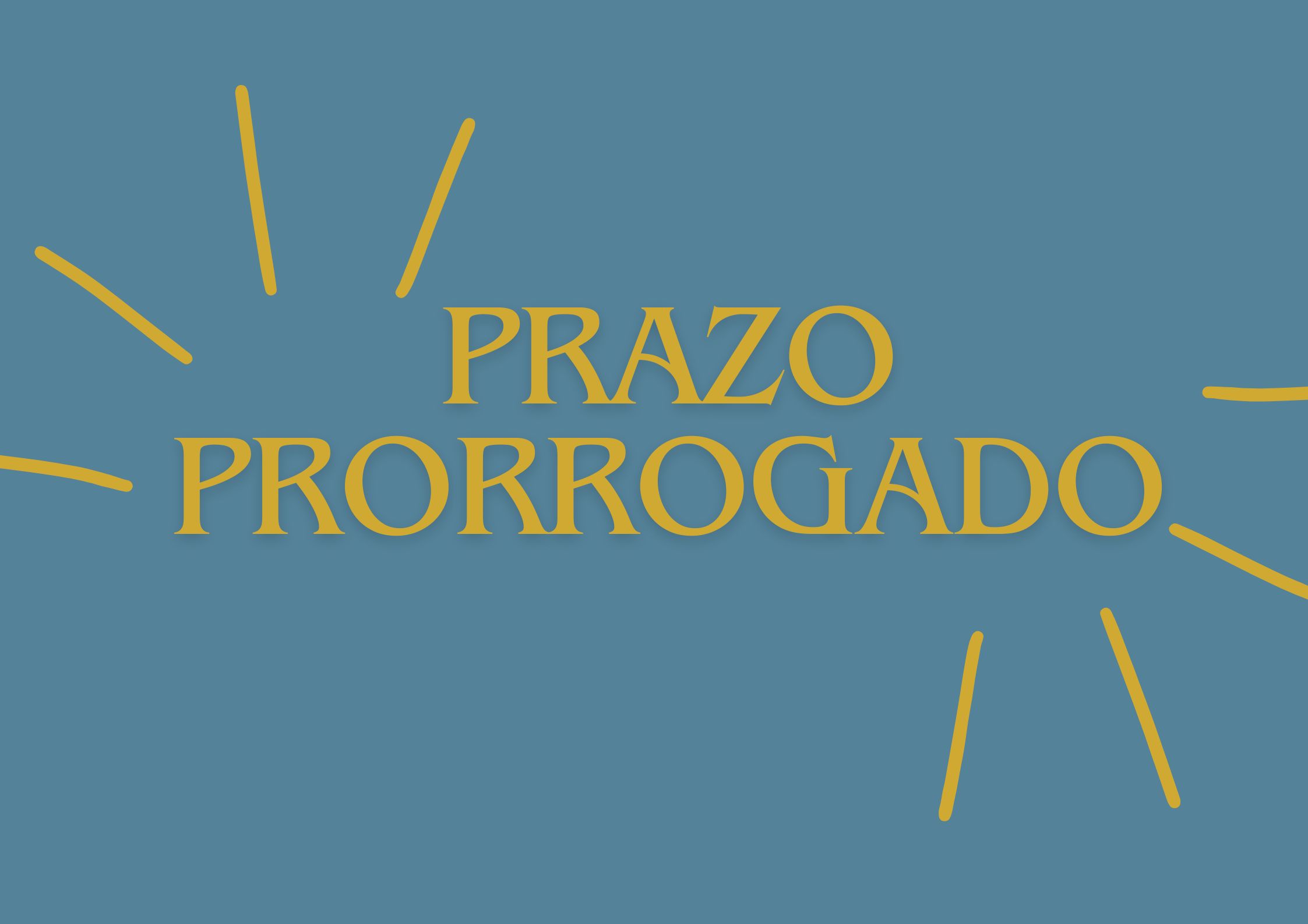 Prazo de inscrição prorrogado