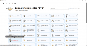 PDF24 Creator: Tarjar PDF, Tela Principal (clique para ampliar)