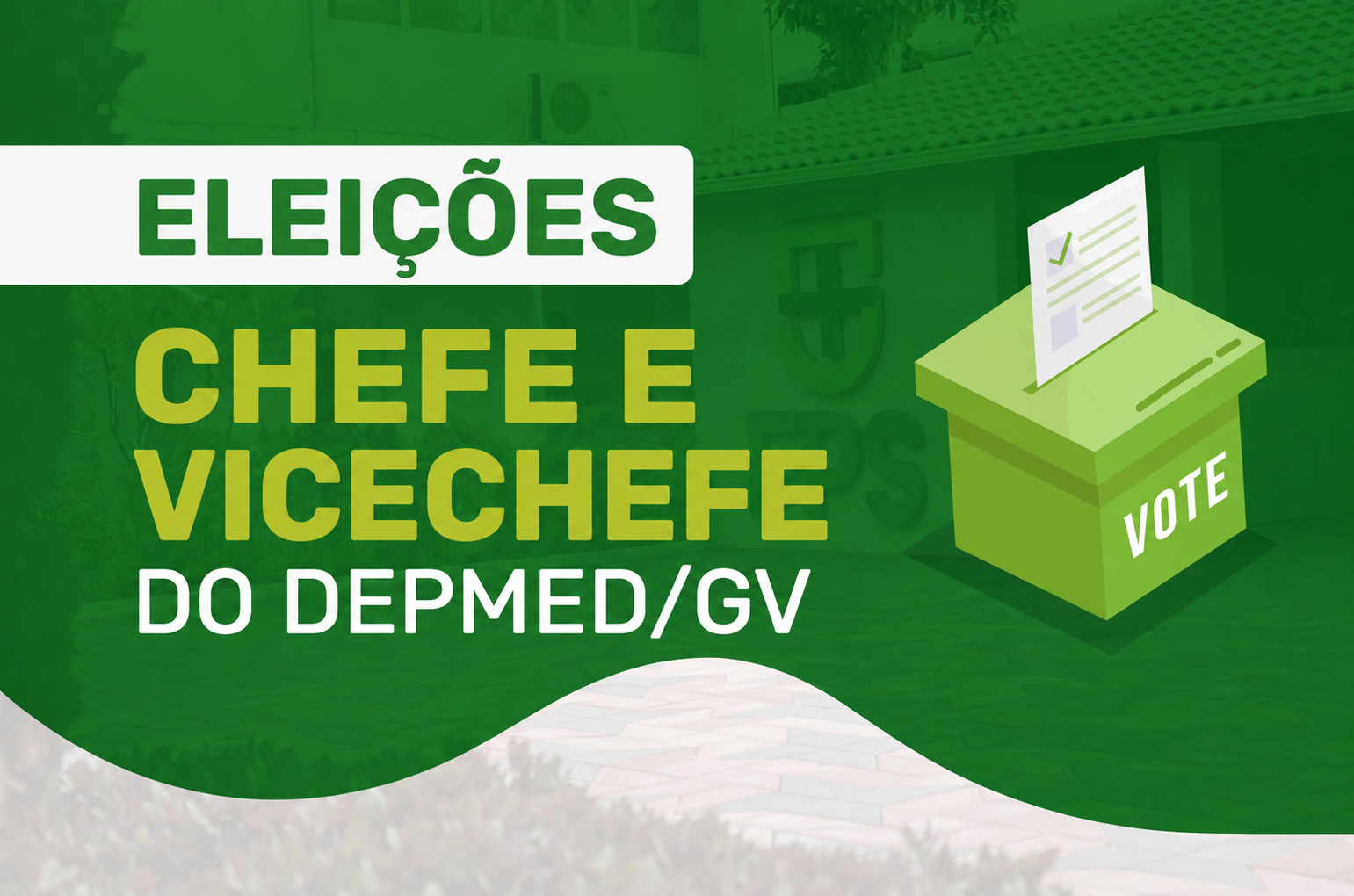 Eleição de chefe e vice chefe do curso