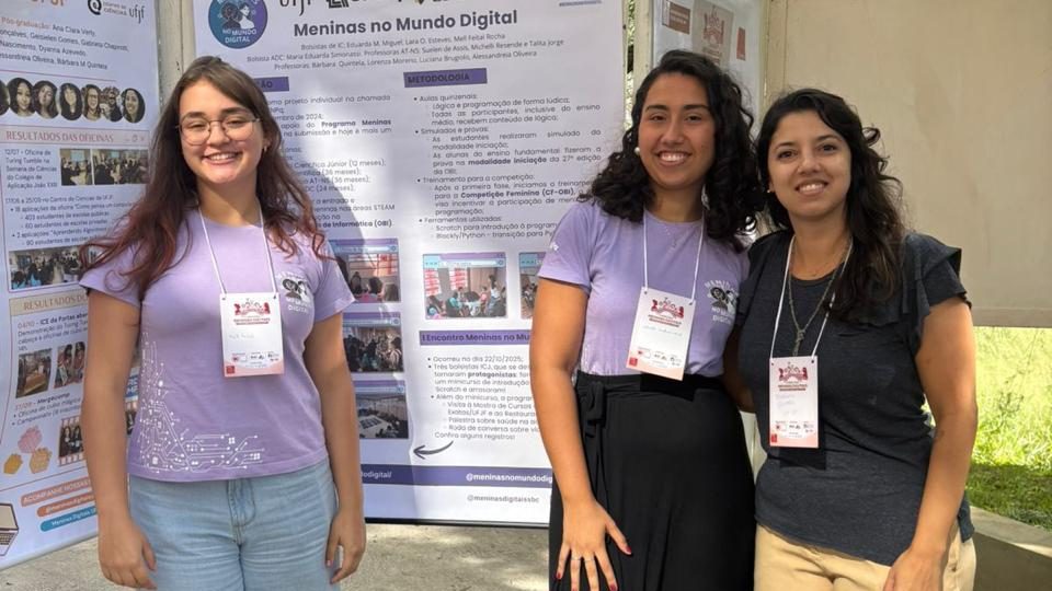 Participação no evento “Conexão Meninas Digitais” na UFSJ