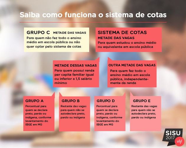 Sisu 2017: entenda como funciona o sistema de cotas na UFJF - Notícias UFJF