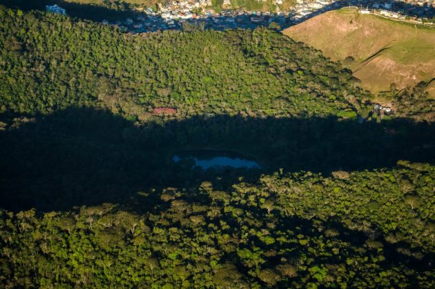 vista aerea do jardim botanico ufjf __ Foto Thiago Andrade