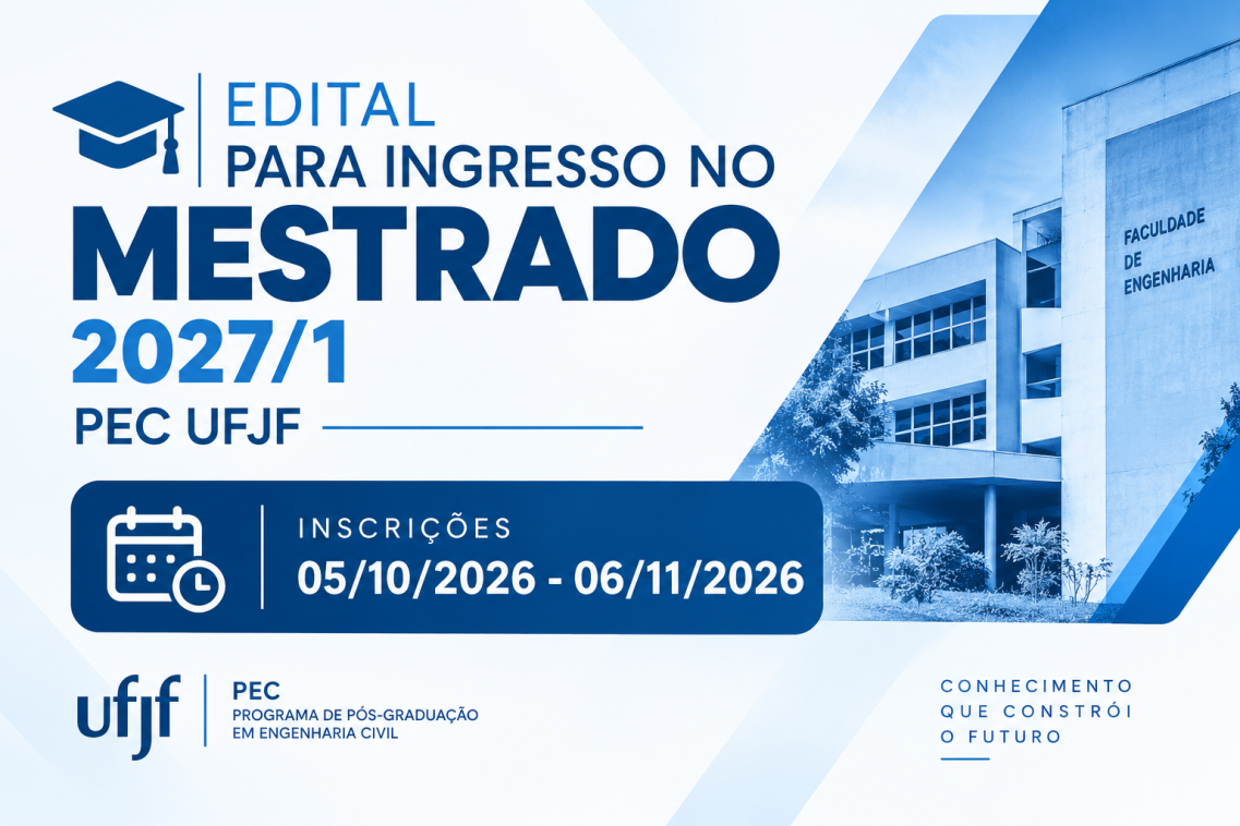 Processo Seletivo – Mestrado 2027/1 – PEC UFJF