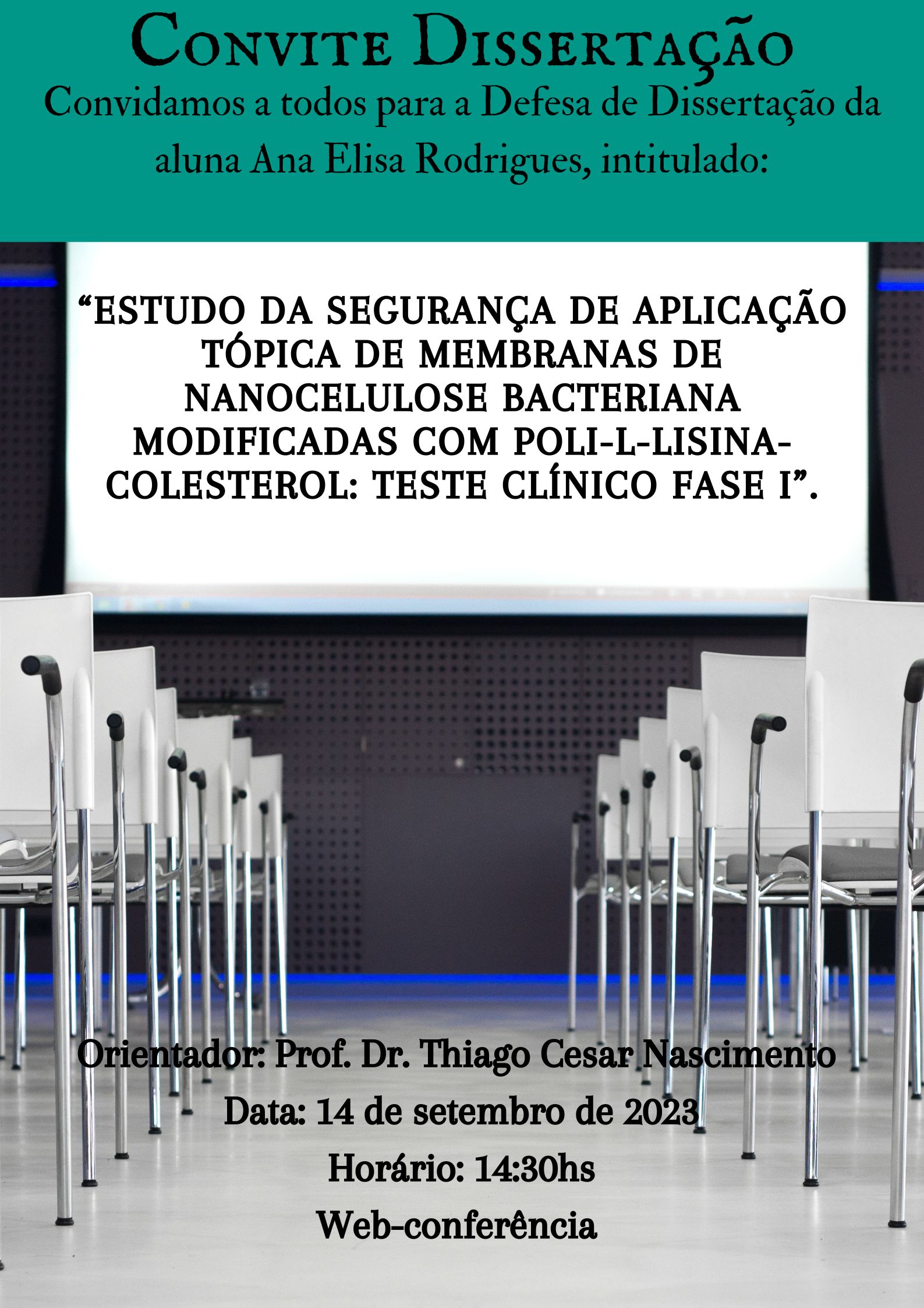Defesa de Dissertação – Ana Elisa Rodrigues – 14/09/2023