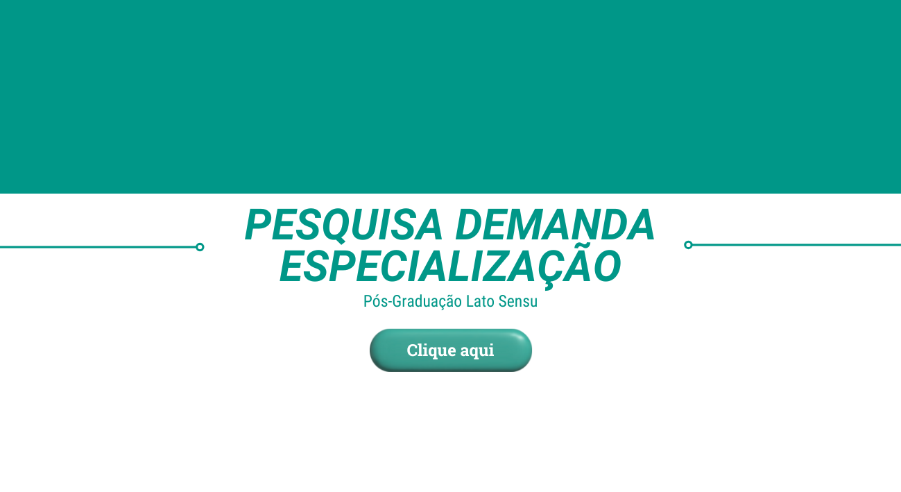 Pesquisa sobre Demanda em Especialização
