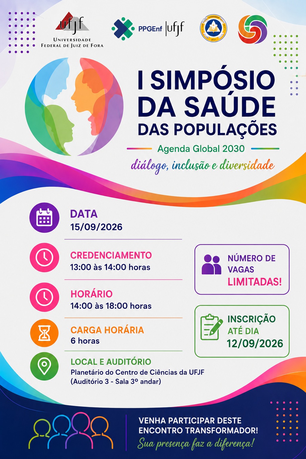 Primeiro Simpósio da Saúde das Populações: Agenda Global 2030, Determinantes Sociais da Saúde e Desigualdades