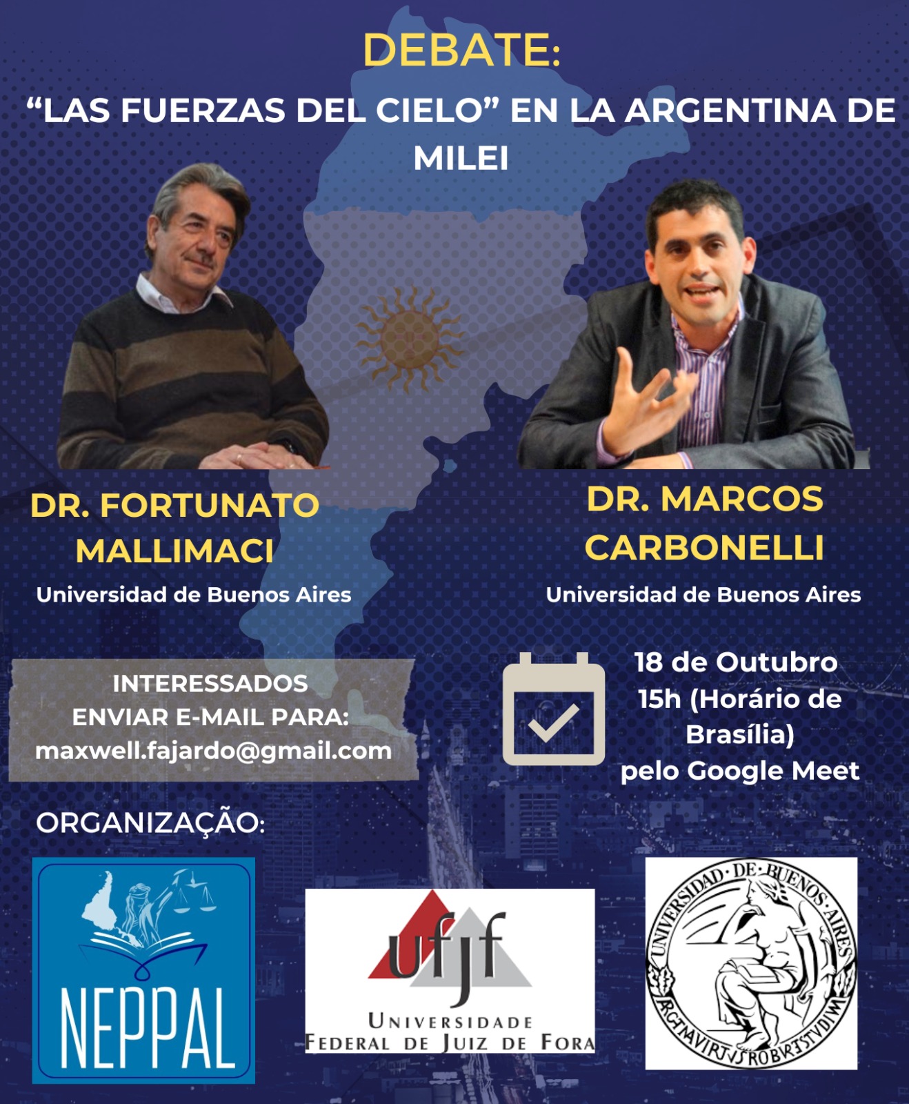 Debate “Las Fuerzas del Cielo” en la Argentina de Milei.