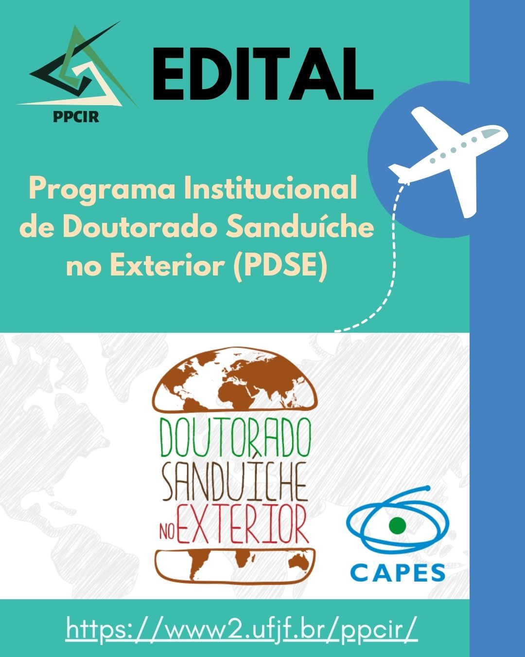 Edital do Programa de Doutorado Sanduíche no Exterior 2026/2027