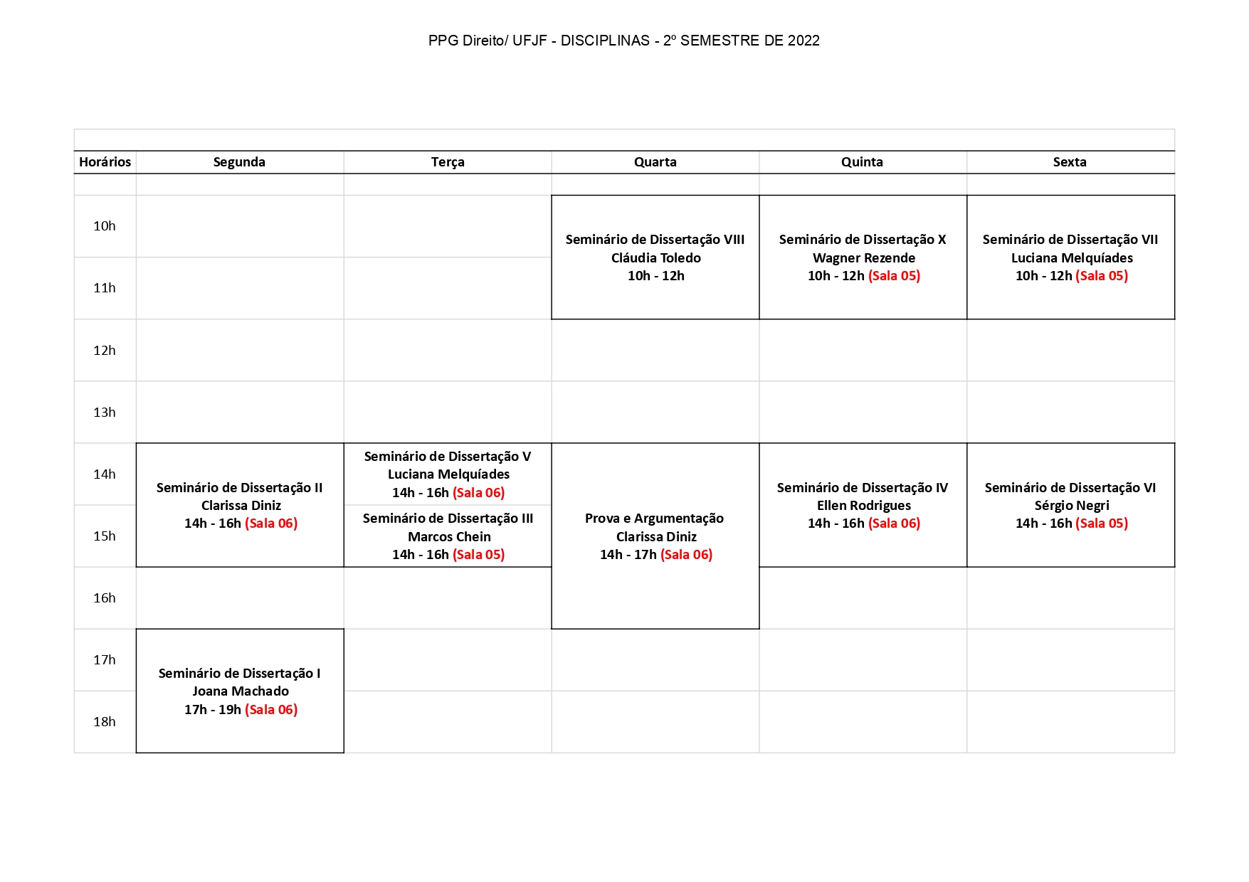 Disciplinas Do 2º Semestre Programa De Pós Graduação Em Direito Mestrado Em Direito E Inovação 0388