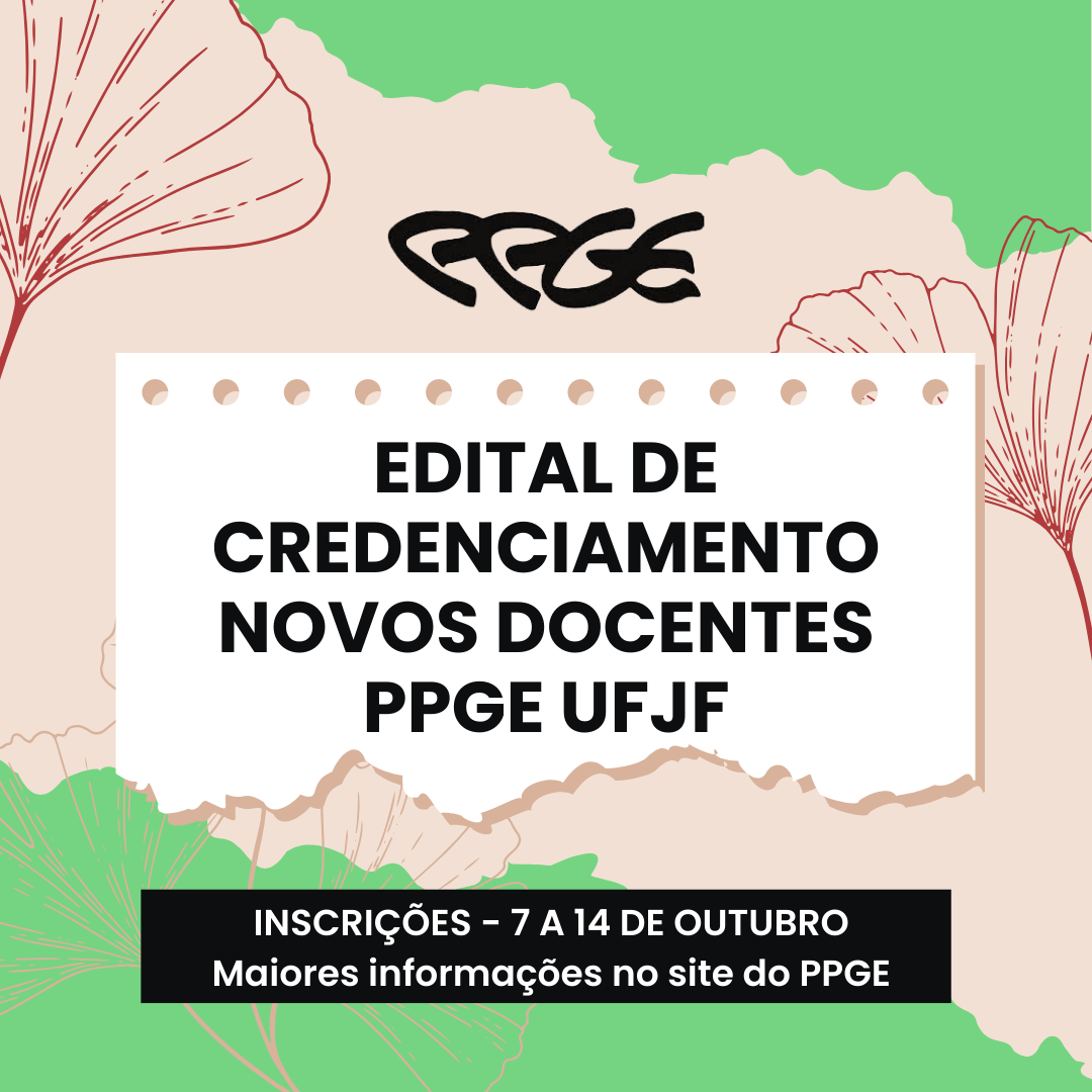 Edital de credenciamento para novos docentes – PPGE 2024