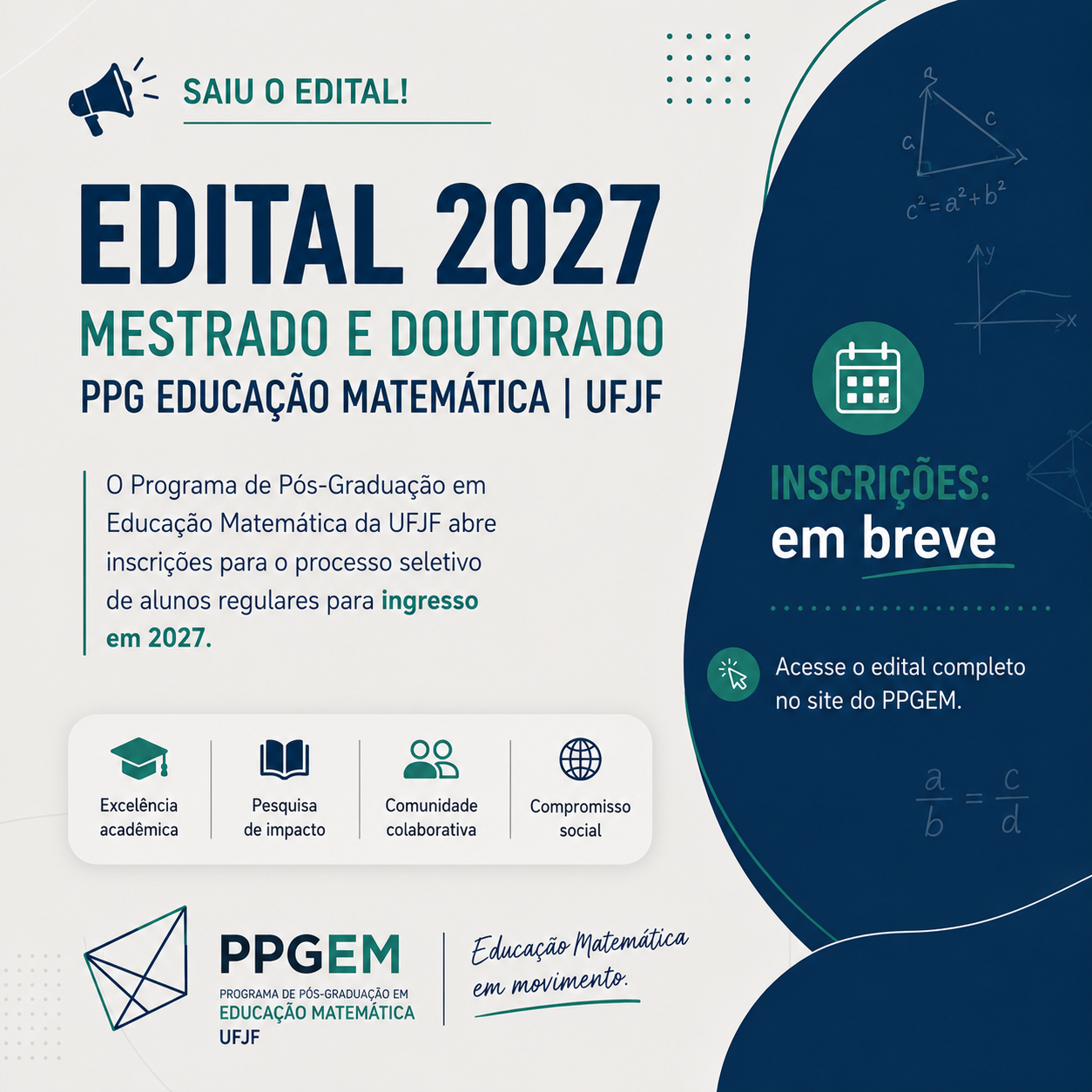 Processo seletivo 2027