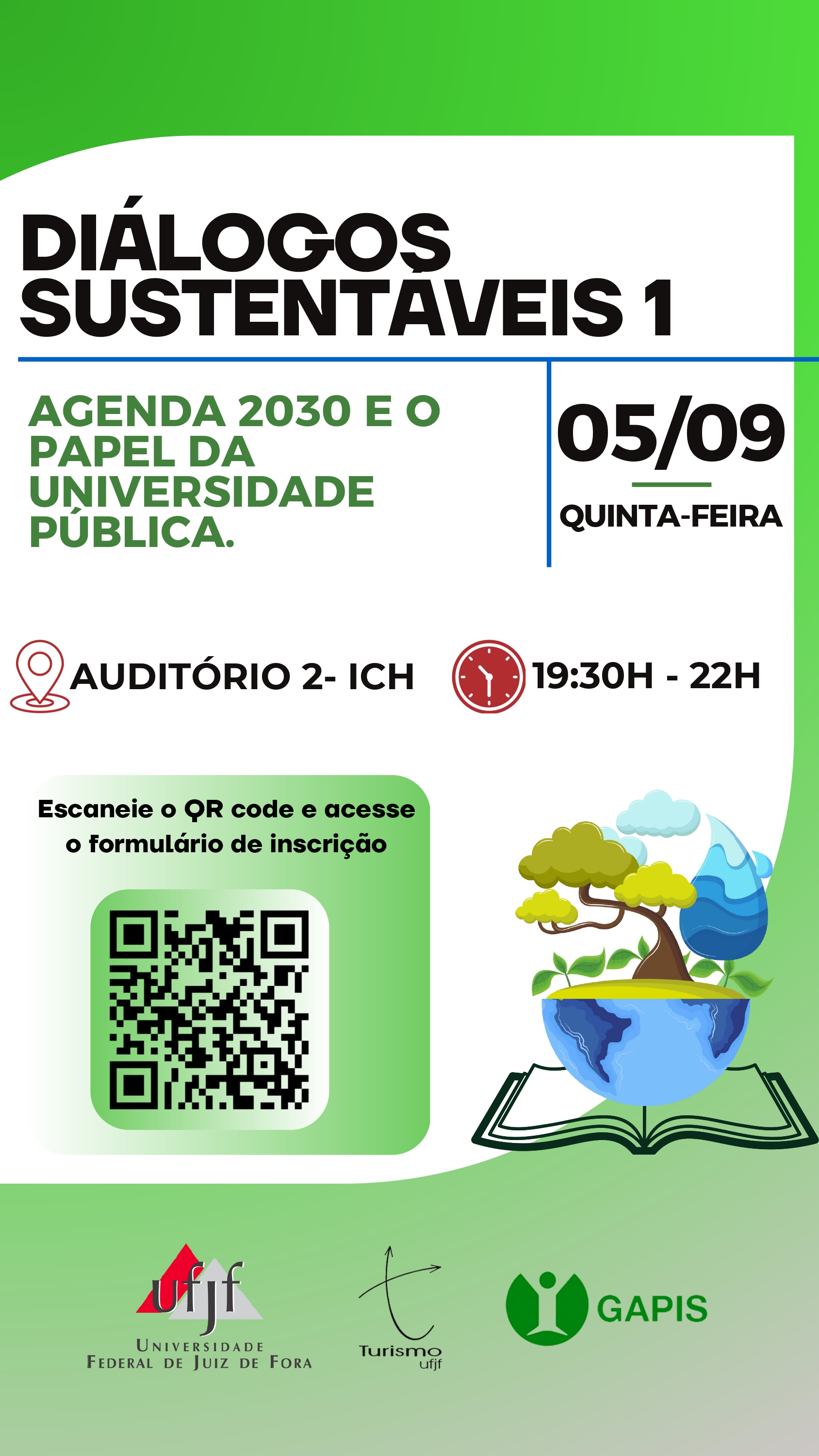 Evento! Diálogos Sustentáveis: Agenda 2030 e o papel da Universidade Pública