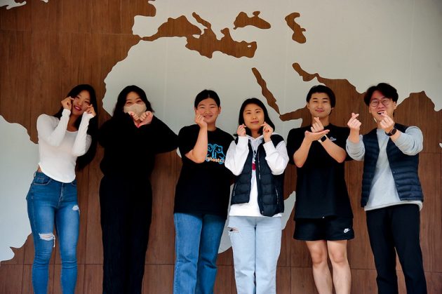 Diretoria de Relações Internacionais recepciona seis estudantes coreanos