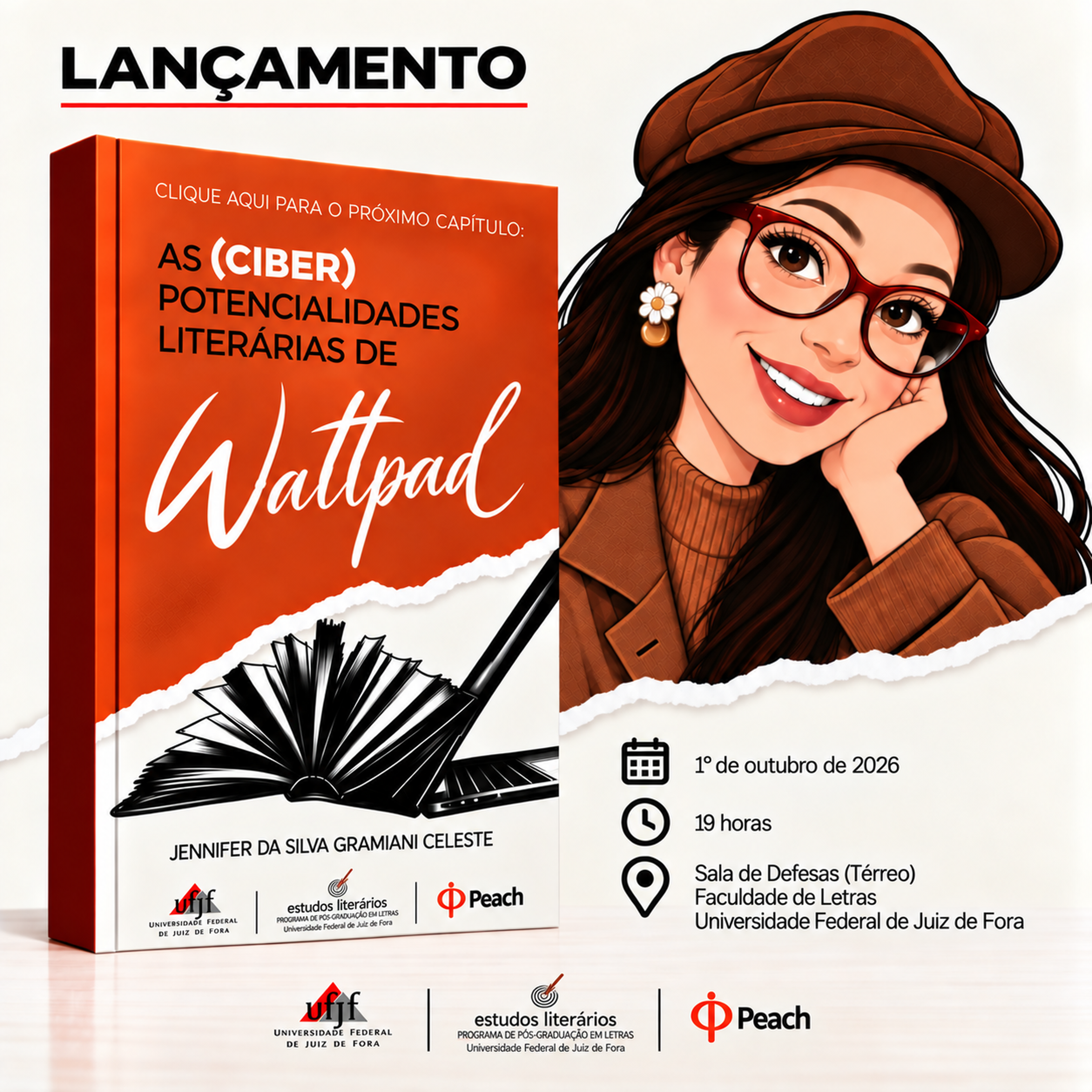 Lançamento de Livro – “Clique aqui para o próximo capítulo”
