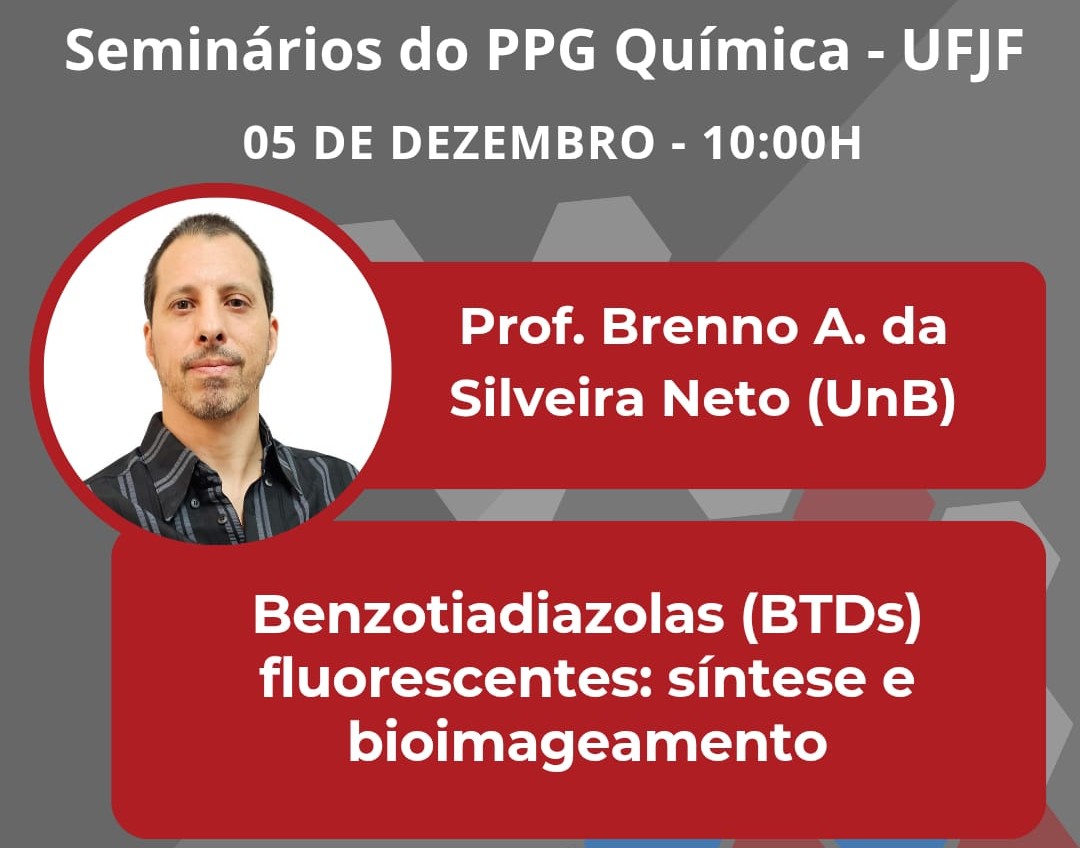 Nesta sexta-feira, teremos convidado externo. Prestigiem o Prof. Brenno Neto (UnB)