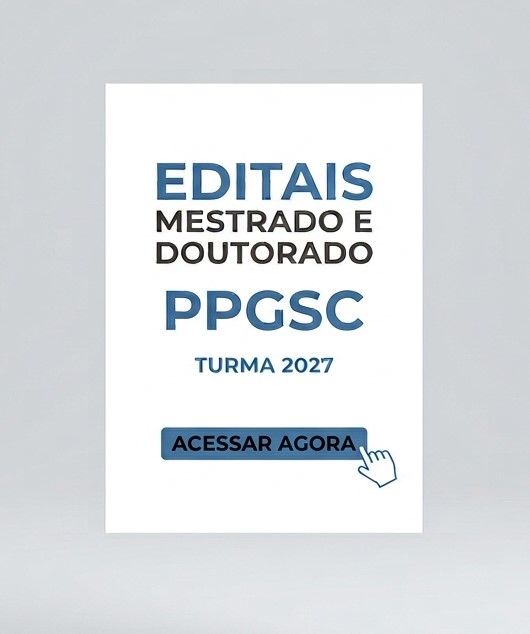 Prorrogação do prazo de inscrições – Mestrado em Saúde Coletiva – Turma 2027