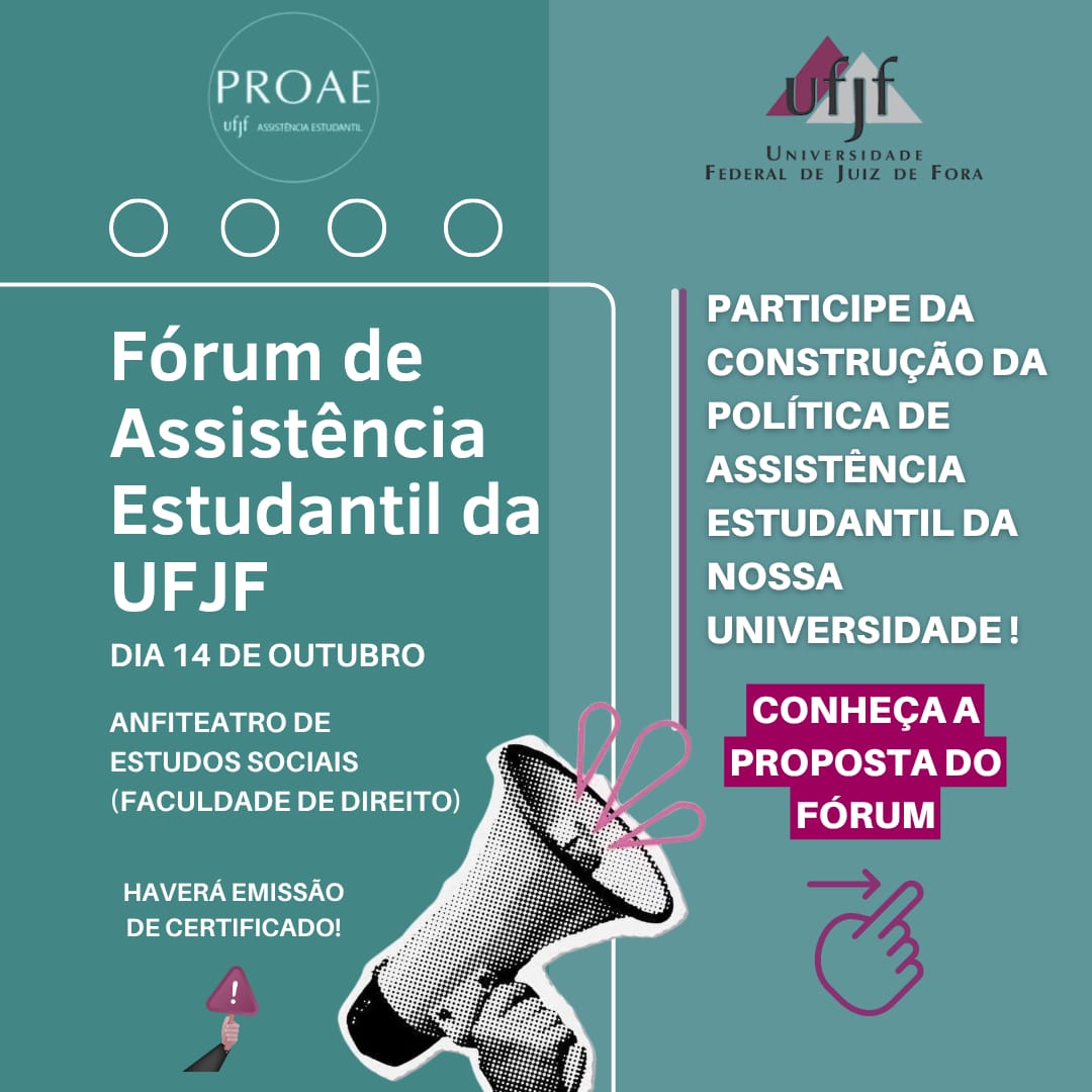 Fórum de Assistência Estudantil PROAE/UFJF
