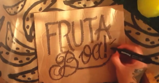 Captura de tela da divulgação do vídeo Fruta Boa, do Coral da UFJF.