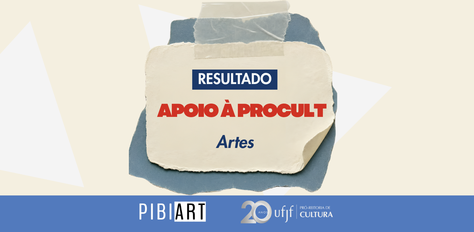 Confira o resultado do processo seletivo de bolsista de artes para o projeto “Apoio à Procult”, edição 2026-2027