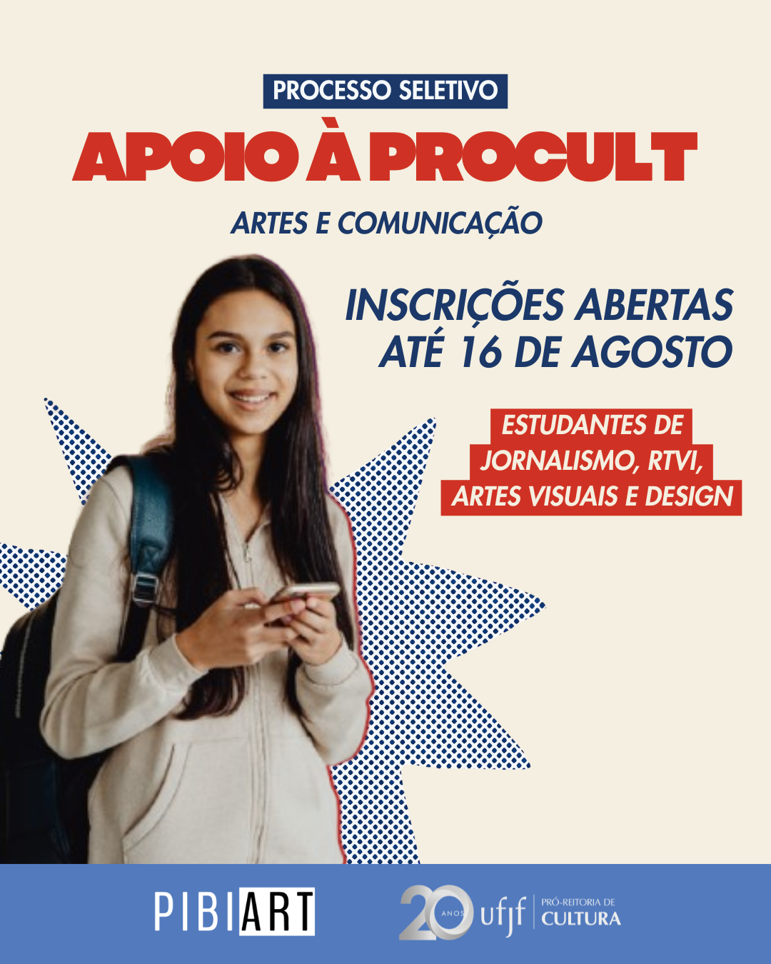 Processo seletivo Apoio &agrave; Procult.