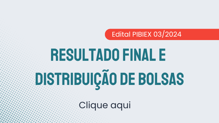 Resultado final do Edital 03/2024