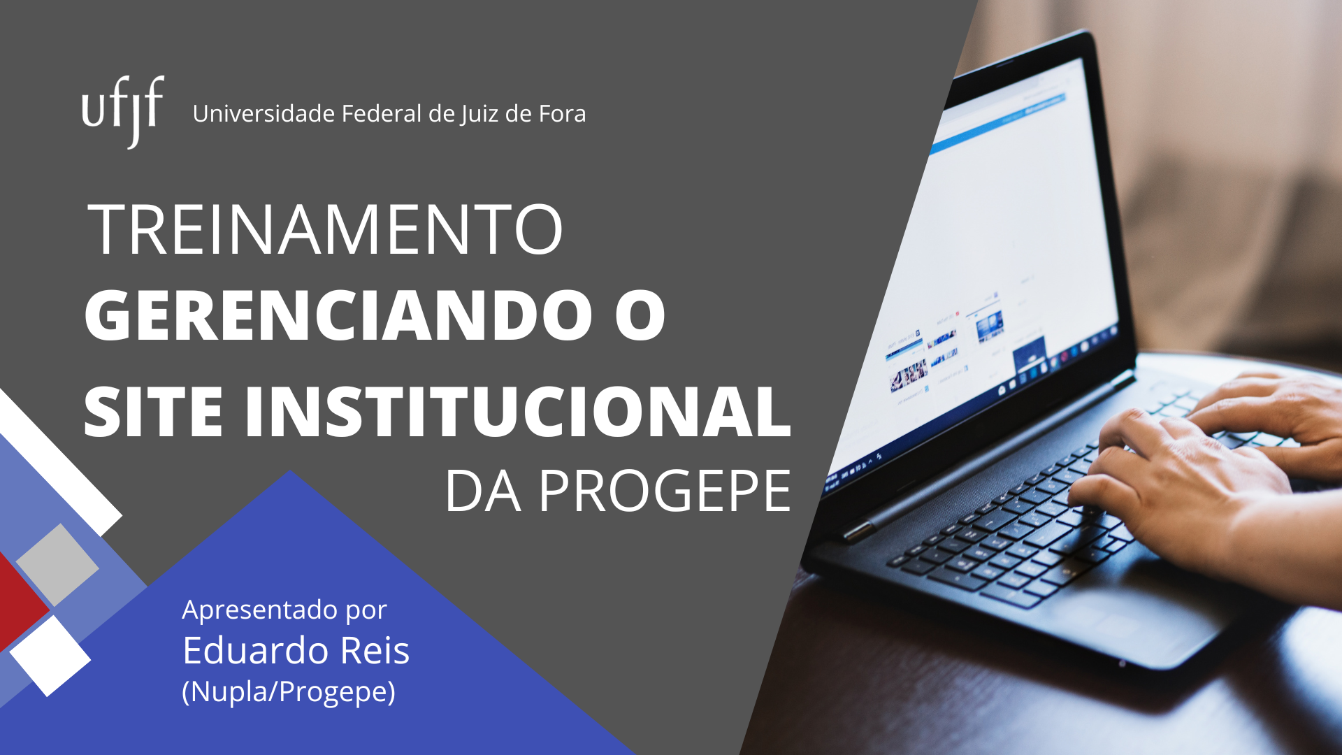 Gerenciando O Site Institucional Da Progepe - Pró-Reitoria De Gestão De ...