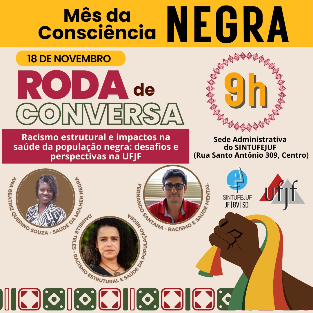 Roda de conversa debate racismo estrutural e saúde da população negra