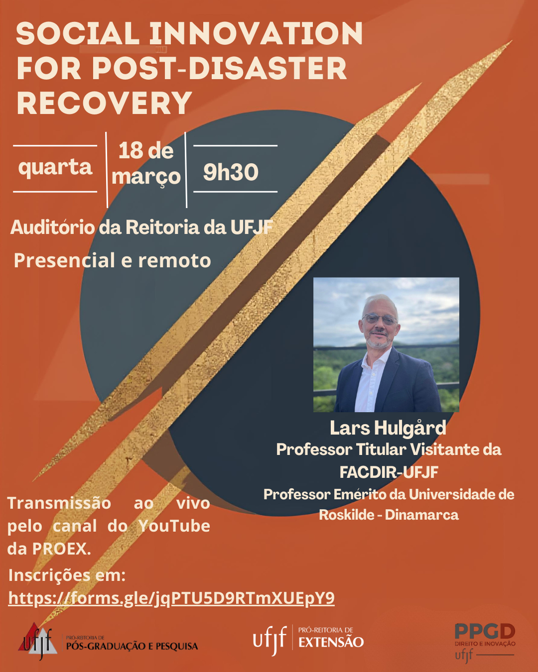 Social Innovation for Post-Disaster Recovery – (18/03) Inscreva-se
