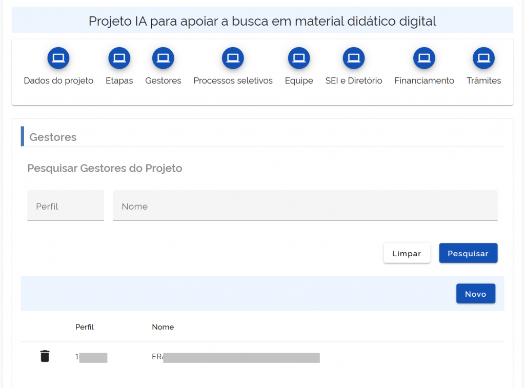 Gerenciamento de Projetos - Gestores