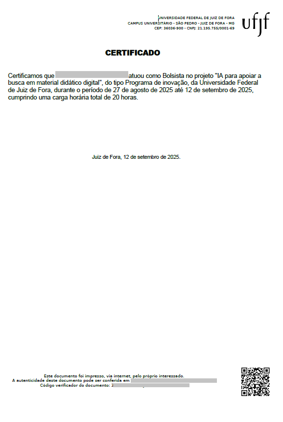 Modelo de certificado