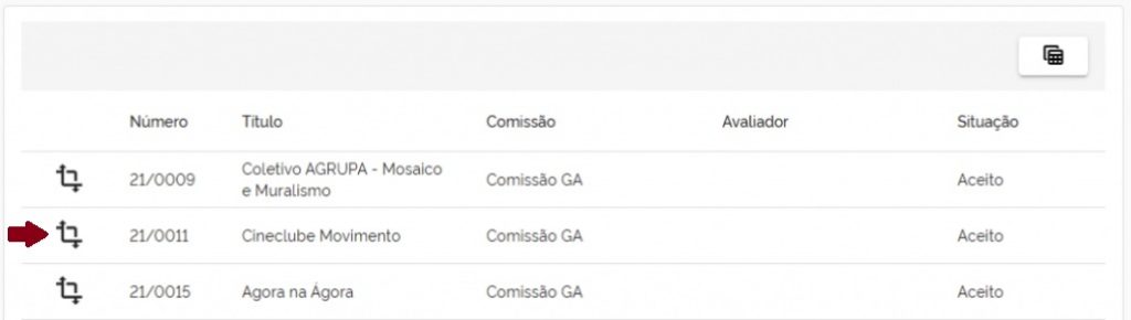 Troca avaliador atribuído por sorteio